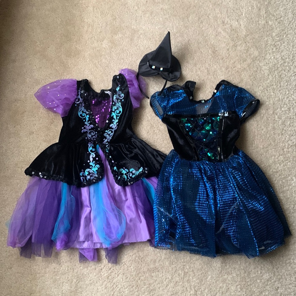 Two witch costumes, petite 4-5T